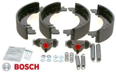 BOSCH 0204113528 Bremsbackensatz 4 Bremsbacken Trommelbremse für Lada