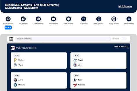 Mlb Streaming Best Sites To Watch Mlb Live