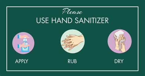 Copy Of Use Hand Sanitizer Flyer Postermywall