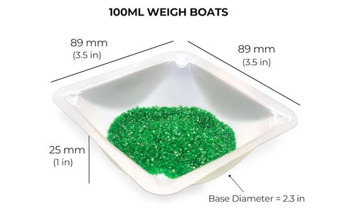 Amazon Pure Ponta Weigh Boats Pk Medium Pk Large Square