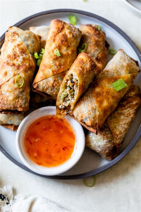 Air Fryer Egg Rolls Healthy Light Wellplated