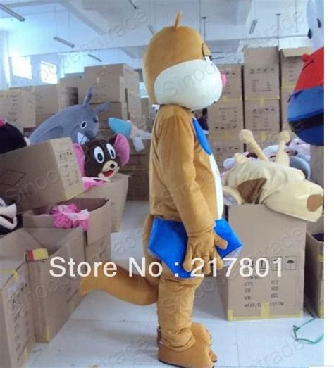 Squirrel Sandy Cheeks Bikini Adult Mascot Costume Fancy Outfit Cartoon Character Party Dress ...