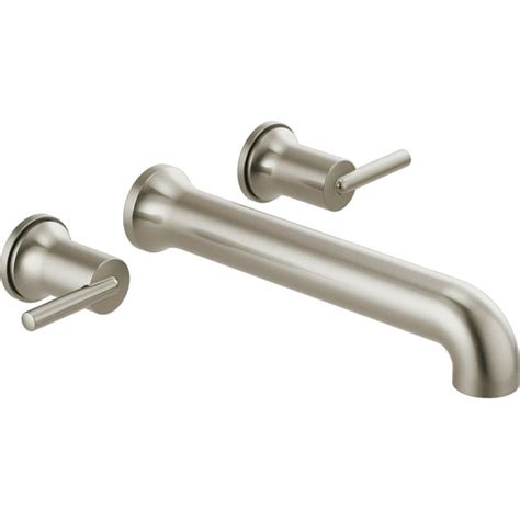 Delta Trinsic Wall Mounted Tub Filler, Stainless - Walmart.com ...