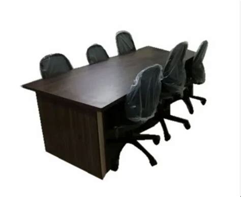 Seater Wooden Office Conference Table Brown At In Bengaluru