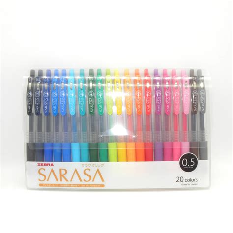 SARASA Juego De Bol Grafos Rollerball De Tinta De Gel 0 5mm 20 Colores