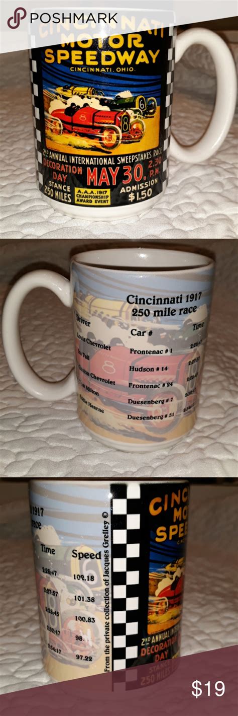 Cincinnati Motor Speedway Coffee Mug Mugs Coffee Mugs Mugs For Men