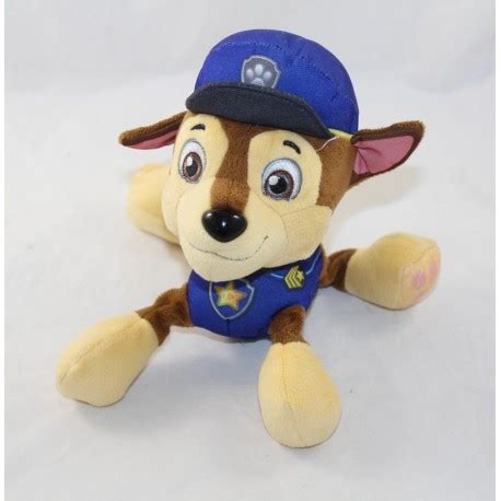 Peluche Chase Chien Pat Patrouille Paw Patrol Policier Cm Sos