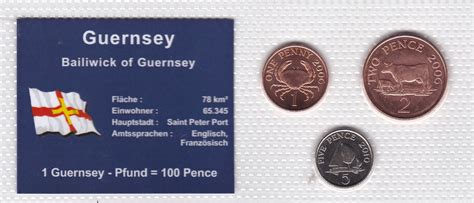 M Nzen Set Guernsey Guernsey Pfund Pence Pence