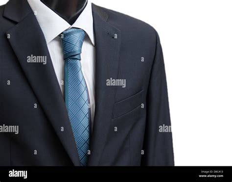 Black business suit with a tie Stock Photo - Alamy