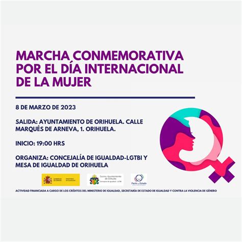 Orihuela Marcha Conmemorativa Por El Día Internacional De La Mujer Con