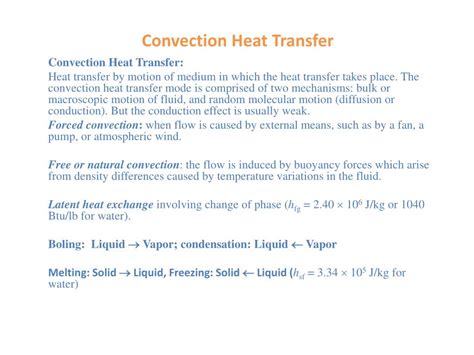 Ppt Chapter Introduction To The Three Heat Transfer Modes