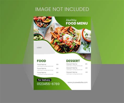 Premium Vector Food Menu Design Vector Template For Restaurant