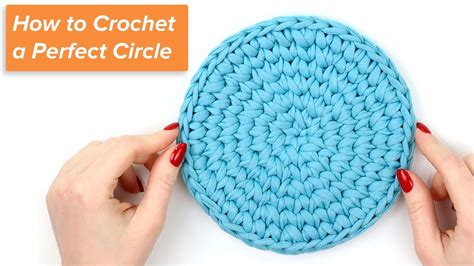 How To Crochet A Perfect Circle Youtube