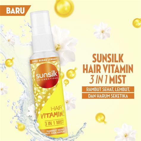 Jual Sunsilk Hair Vitamin 3 In 1 Mist 40ml Shopee Indonesia