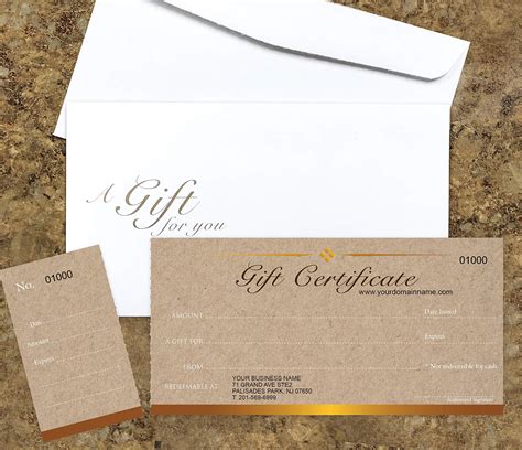 Amazon Impactonlineprinting Custom Gift Certificates For Business