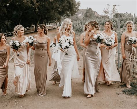 Neutral Bridesmaids Dresses To Inspire OneFabDay