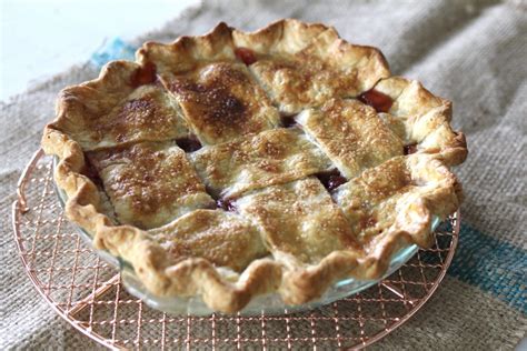 Sour Cherry Pie with Lattice Crust | A Bountiful Kitchen