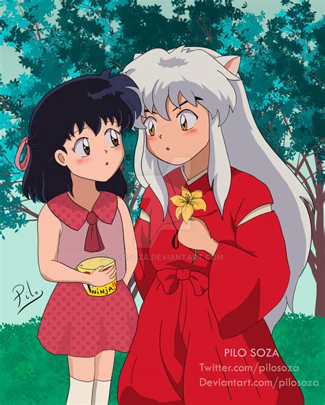 Inuyasha and Kagome kids by pilosoza on DeviantArt