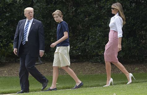 Melania Trump & Donald’s Son Barron’s Height Soars in Gucci Shoes – Footwear News