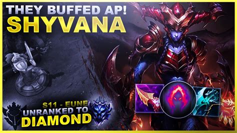 RIOT BUFFED AP SHYVANA Unranked To Diamond EUNE Edition League