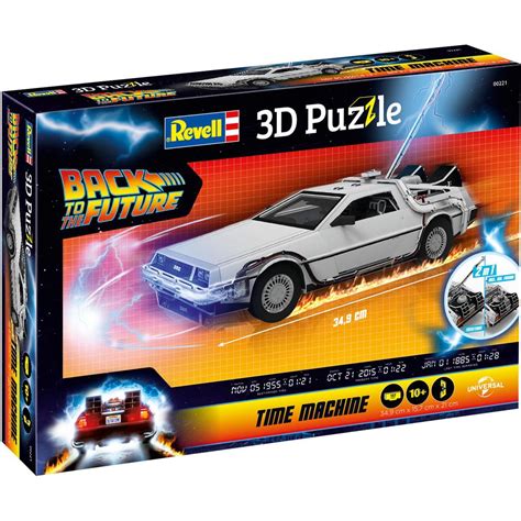 Revell Back To The Future Delorean DMC Time Machine 3D Puzzle