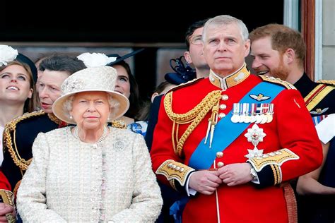 Queen Elizabeth stood beside Prince Andrew after royal ban