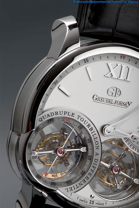 La Cote Des Montres Shooting De La Montre Greubel Forsey Quadruple