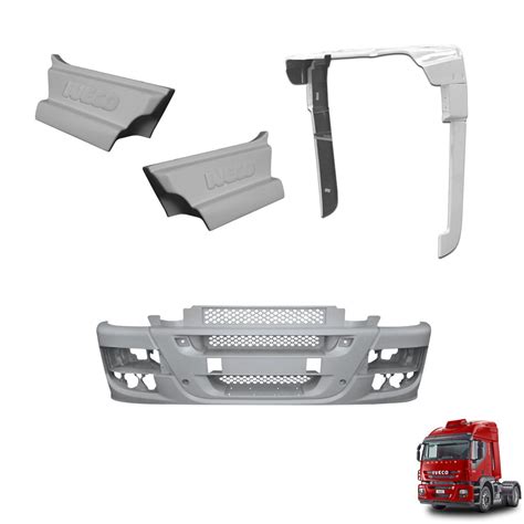 Combo Cegonheiro Estribo E Para Choque Iveco Stralis Brutoexpress