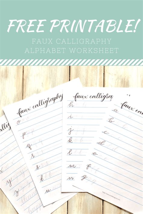 Faux Calligraphy 3 Simple Steps To Beautiful Script Lettering