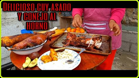 Prepare Cuy Asado Al Carbon Y Conejo Al Horno Deliciosos Y Crocantes