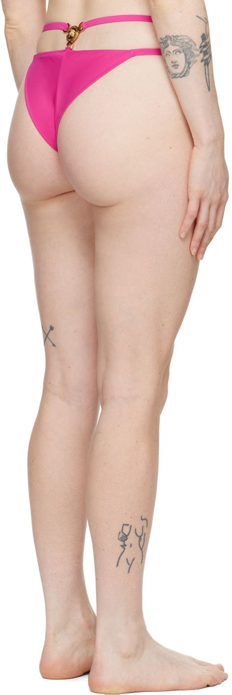Versace Underwear Pink Medusa 95 Bikini Bottom Versace Underwear