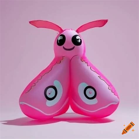 Pink Inflatable Moth Toy On Craiyon