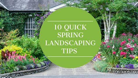 10 Quick Spring Landscaping Tips - T&B Landscaping