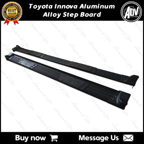 Toyota Innova 2005 2015 Aluminum Alloy Step Board Stepboard With