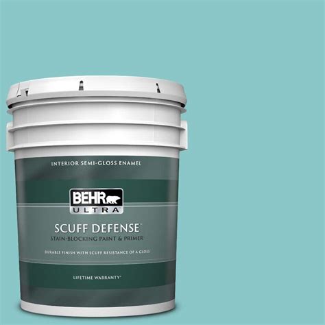 Behr Ultra Gal D Embellished Blue Extra Durable Semi Gloss