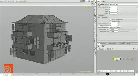 Houdini Building Tool Cgpress