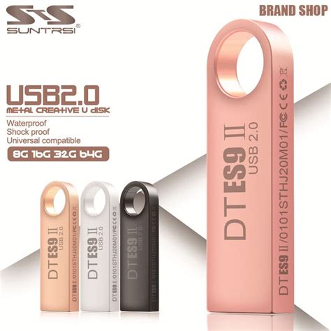 Suntrsi USB Flash Drive 64GB Pen Drive 16GB Pendrive Flash Memoria