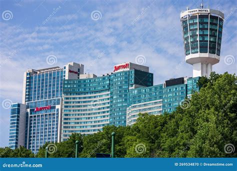 Scenic View of a Hotel Marriott at Niagara Falls Editorial Image ...