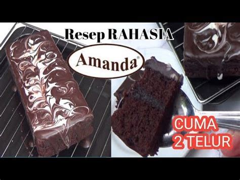 RESEP RAHASIA Brownies Kukus Choco Marble Ala Amanda CUMA 2 TELUR SUPER