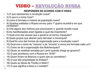 Revolução Russa PPT