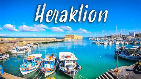 Winter Walk In Heraklion Crete Greece 4K YouTube