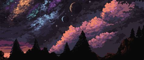 X Resolution Stargazing Hd Pixel Art X Resolution