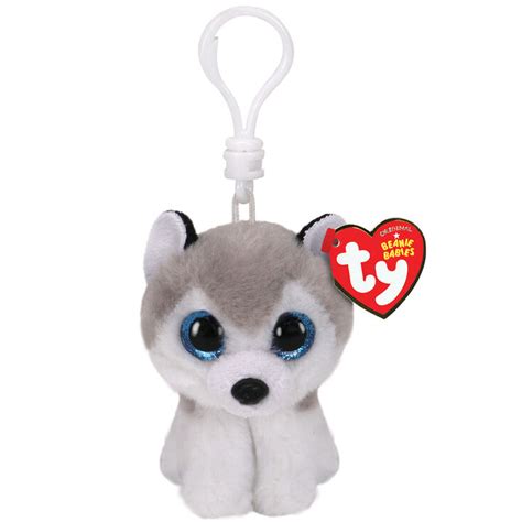 Ty Beanie Boo Buff The Husky Keyring Clip Claires