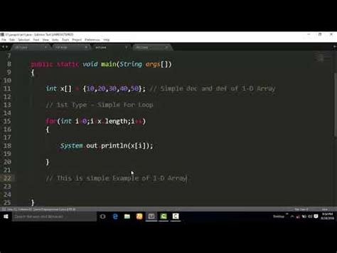 How To Store Value In Array In Java Program Youtube