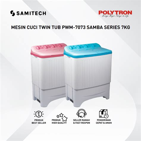 Jual Mesin Cuci Polytron Dua Tabung Twin Tub Pwm Kg Shopee