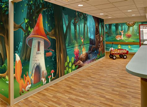 Enchanted Forest Wall Mural Atelier Yuwa Ciao Jp