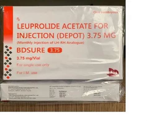 Leuprolide Acetate For Injection Depot 3 75 MG BDSURE At Best