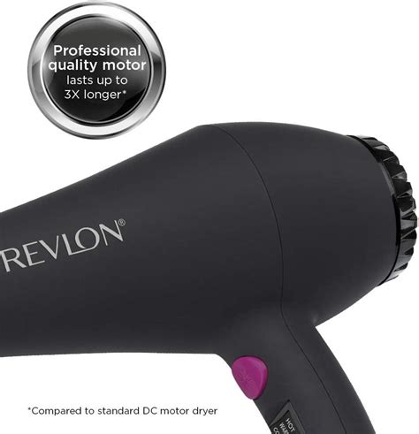 Revlon Perfect Heat W Smooth Brilliance Ac Motor Hair Dryer Rvdr