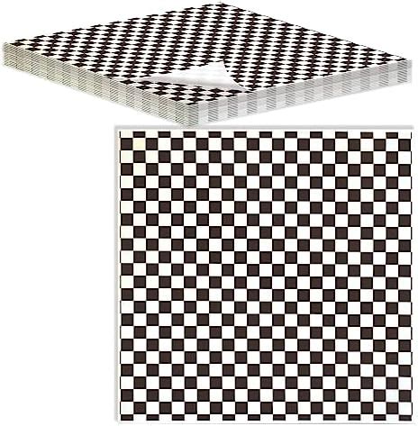 Amazon Extra Large Checkered Deli Dry Wax Paper Sheets 15 X 15