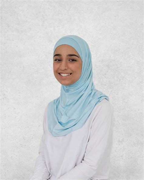 Shop Two Piece Slip On Hijabs - Sky Blue Online | Modesty Hut